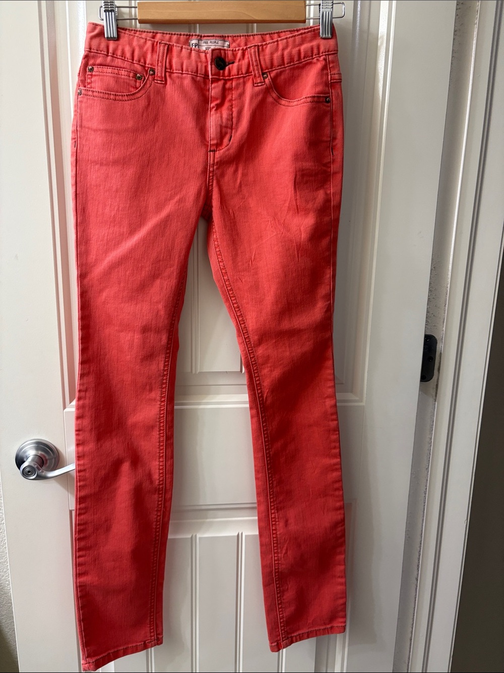 Free People Skinny Jeans‎ in Red